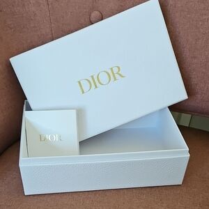 Dior White Box with Gold Accents
